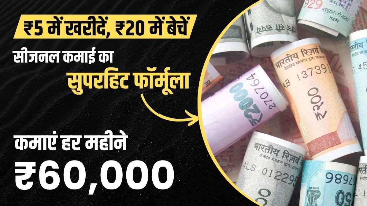 Buy for ₹5, sell for ₹20, superhit formula for seasonal earning, earn ₹60,000 every month