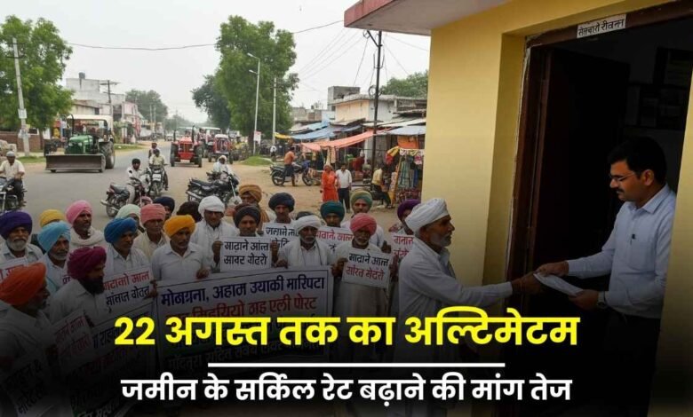 फरीदाबाद में जमीन के सर्किल रेट बढ़ाने की मांग तेज, किसानों ने दी आंदोलन की चेतावनी