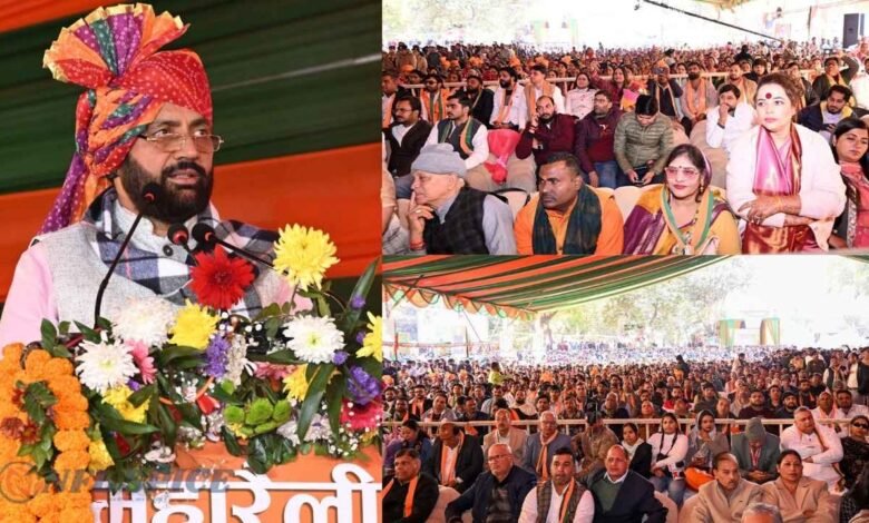 गुरुग्राम को विश्वस्तरीय शहर बनाने का ऐलान: सीएम नायब सैनी की 5500 करोड़ की सौगात, नई योजनाओं की बारिश