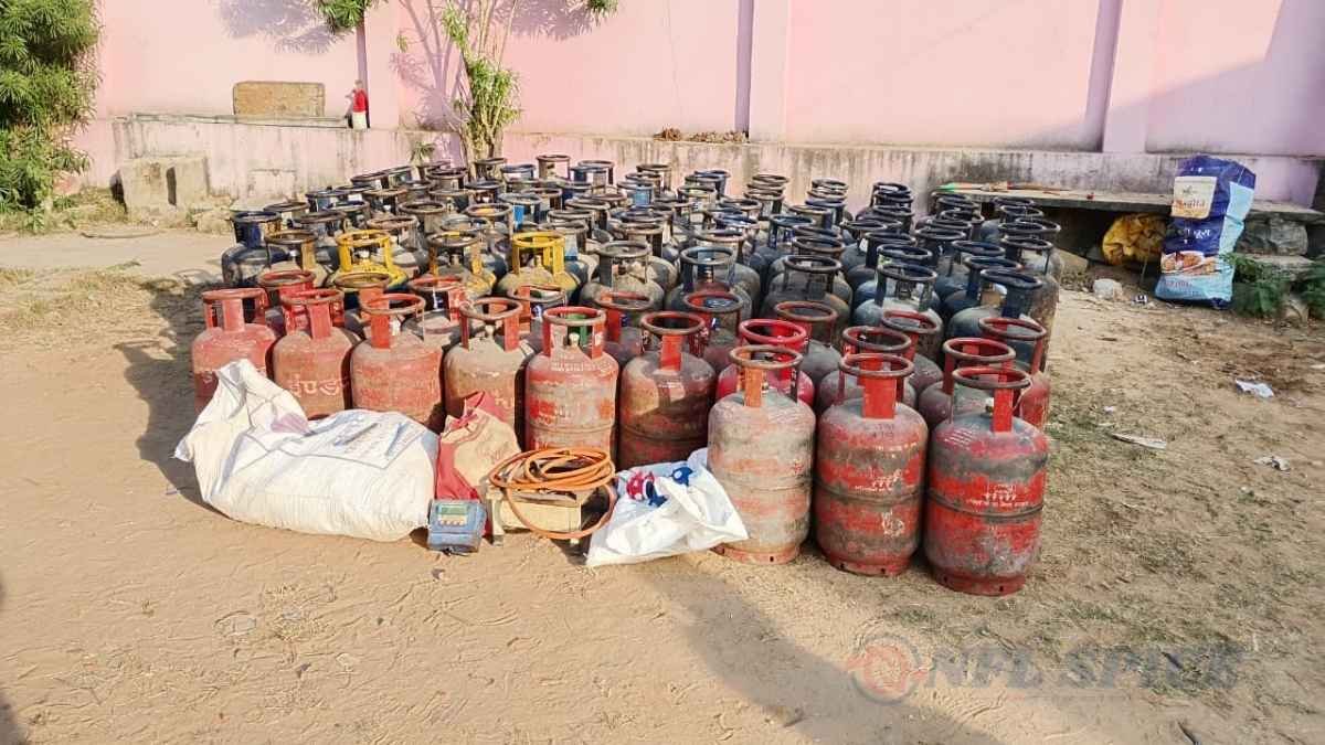 जयपुर में अवैध गैस रिफिलिंग पर बड़ा वार: 546 सिलेंडर जब्त, चार गिरफ्तार